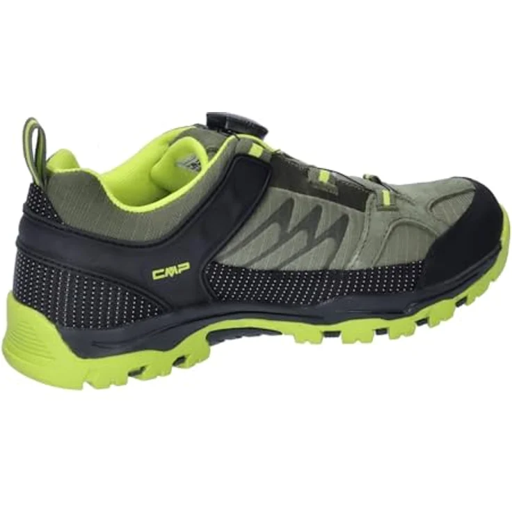 CMP Kids Kiruna Fitgo Trekking Shoes WP, wasserdichte Wanderschuhe mit hoher Dämpfung, Kaki-Acido, Größe 35 – Bild 7