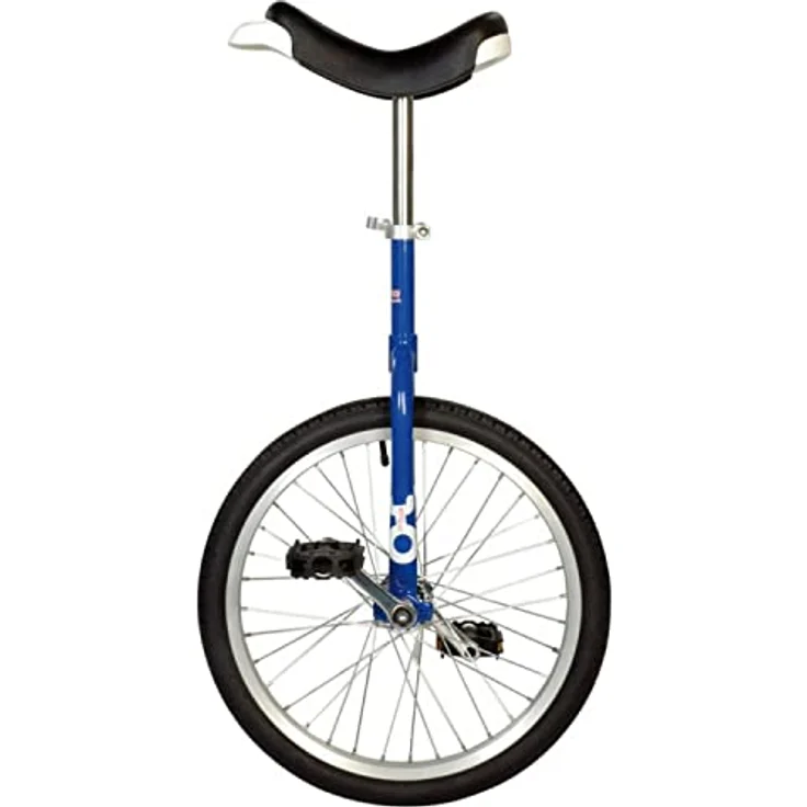 QU-AX Luxus Einrad Blau One Size, Sattel mit griff, Bequemer sattel mit austauschbaren ecken, Schnellspanner, Hohe Qualität