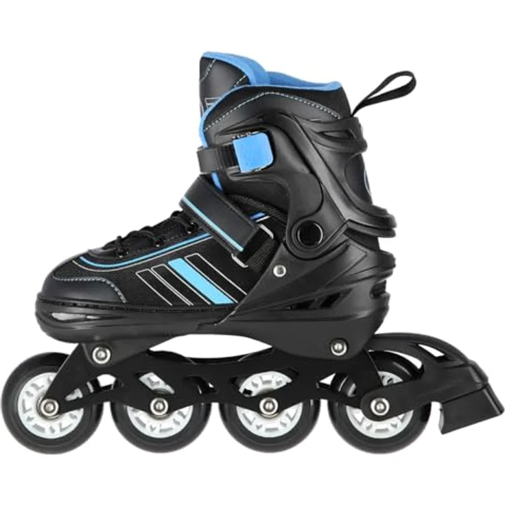 Nils NH18191 2in1 Schlittschuhe, Schwarz-Blau, für Eishockey und Inline-Skating, Gr. 29-33 – Bild 4