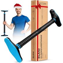 Image for ELANI – Klimaneutrale Klimmzugstange für Türrahmen ohne Bohren mit innovativer Gewindesperre für sicheren Halt – 70-90 cm Pull Up Bar mit Tragfähigkeit für bis zu 300 kg