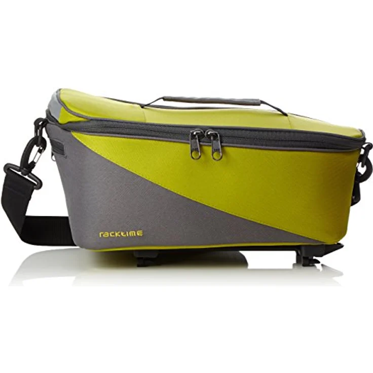 Racktime System Tasche Talis grün/grau inkl. Snapit Adapter Größe 23x18x37 cm 8 ltr. – Bild 2
