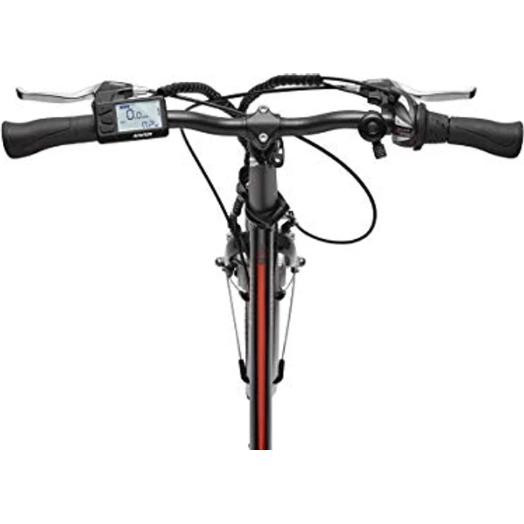 TELEFUNKEN E-Bike Klapprad Elektrofahrrad Alu, 7 Gang Shimano Kettenschaltung - Pedelec Faltrad Leicht, 250 W und 10,4 Ah / 36 V Lithium-Ionen-Akku, LCD-Display, 20 Zoll, Kompakt F810, Anthrazit – Bild 4