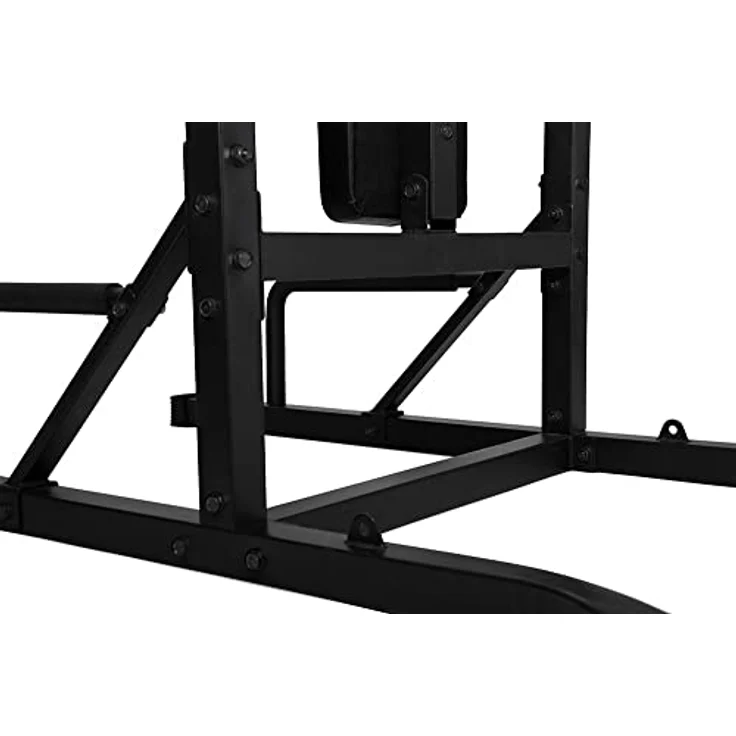 VirtuFit Power Tower Deluxe, Kraftstation mit Dip- und Klimmzugstation, 250 kg maximalem Gewicht und verstellbaren Hantelablagen – Bild 10