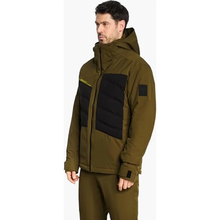 Ziener TIDAL-Z Herren Ski Jacke, wattiert, AQUASHIELD Membran, 10.000 mm wasserdicht, in seaweed - Größe 50 – Bild 4