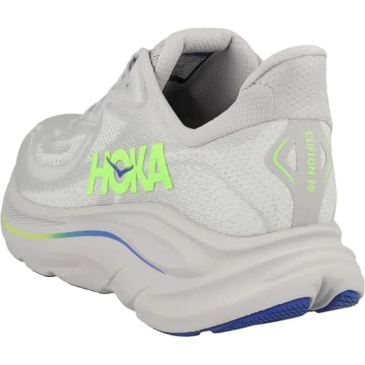 Hoka Clifton 10, Laufschuhe für Herren mit reaktiver Dämpfungstechnologie, graue Farbvariante, Größe 44 – Bild 6