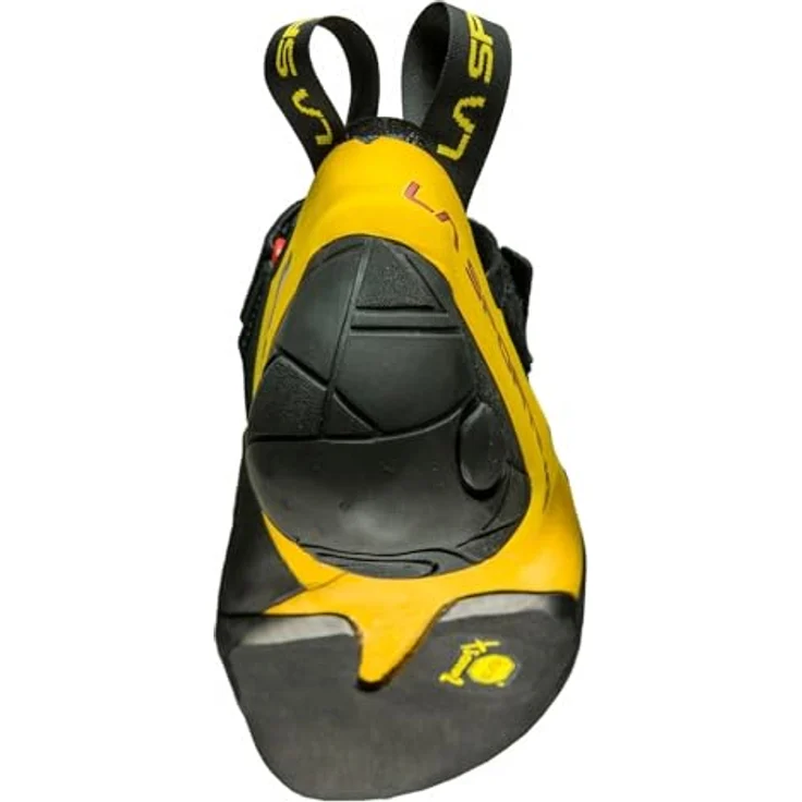 LA SPORTIVA Skwama, Sensibler flexibler Kletterschuh für Unisex, Größe EU 40.5, Farbe Gelb-Schwarz – Bild 4