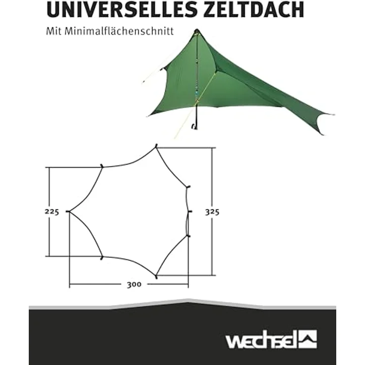 Wechsel Tarp, leichte Plane mit silikonbeschichteter Oberfläche, 0.38 kg – Bild 6