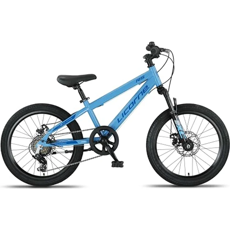 Licorne Bike Thunder Premium Mountainbike, 20 Zoll Aquamarine, Discbremse, optimierte Kettenschaltung, robustes Design, 85 % vormontiert – Bild 2