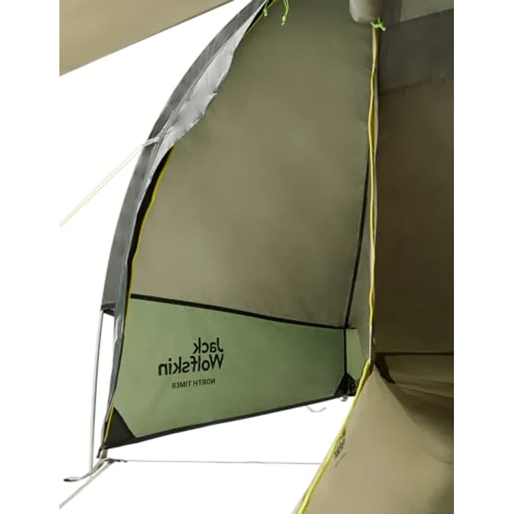 Jack Wolfskin North Timer, Tunnelzelt für 1 Person, 1.90 kg, stabil und hoher Stauraum – Bild 7