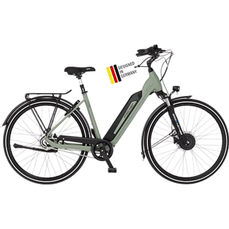 FISCHER E-Bike City CITA 2403, Elektrofahrrad für Damen und Herren, RH 50, Frontmotor 40 Nm, 48 V Akku, hydraulische Scheibenbremse, 120 km Reichweite, 7-Gang SHIMANO Nabenschaltung, 90 Lux Lichtanlage – Bild 1