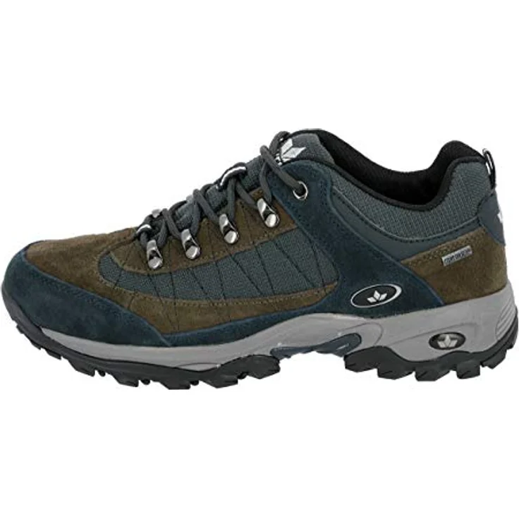 Lico Trekkingschuh Santana, Veloursleder Wanderschuh mit herausnehmbaren Wechselfußbett und Gummilaufsohle, schwarz – Bild 3
