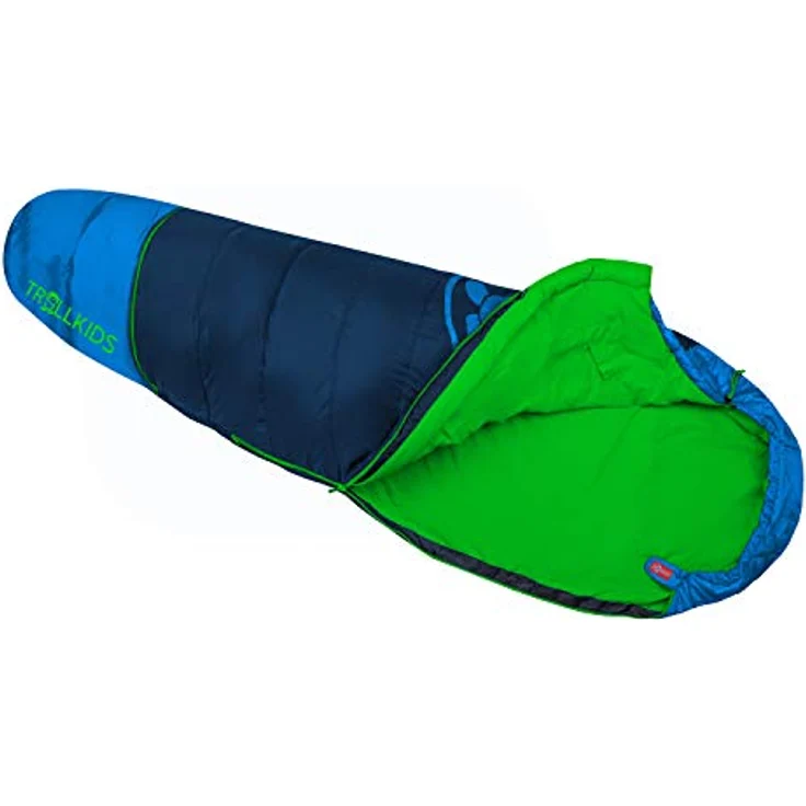 Trollkids Schlafsack Kinderschlafsack Fjell Dreamer, Marineblau/Grün, Isolierend, Größenverstellbar – Bild 3