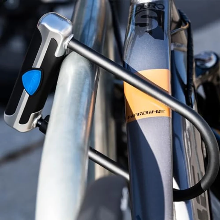 XLC Veloschloss Sundance & Cassidy III, Bügelschloss Ø 13mm/115x230mm und Ø 10mmx1200mm, 120 cm – Bild 5