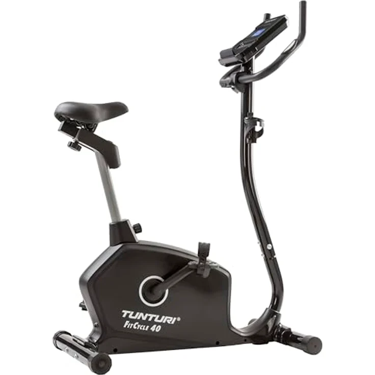 Tunturi Ergometer FitCycle 40i - Heimtrainer Fahrrad - Fitnessfahrrad für Zuhause - Bluetooth - 16 Widerstandsstufen - 23 Programme - Herzfrequenz-Sensoren – Bild 1
