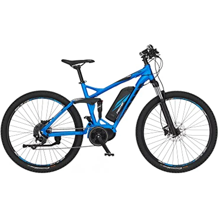 Fischer E-Mountainbike MONTIS EM 1862 Elektrofahrrad, RH 48 cm, Mittelmotor 80 Nm, 48 V Akku, brilliantblau matt, 557Wh - Preisvergleich – Bild 1
