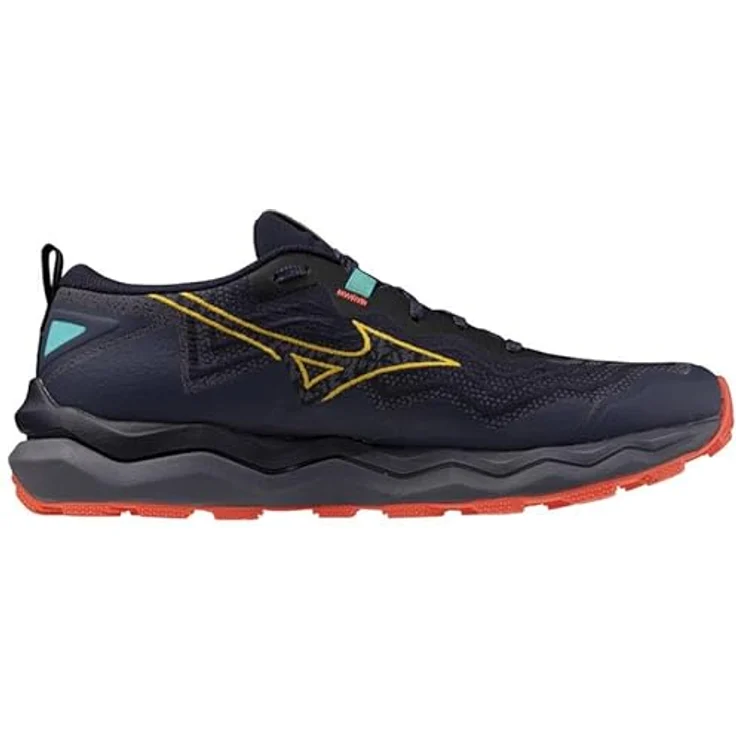 Mizuno Wave Daichi 9, Trailrunning-Schuhe mit MIZUNO ENERZY FOAM und Vibram Megagrip, Grau EU 42 1/2 für Herren – Bild 4