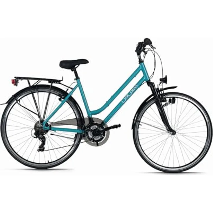 DACAPO Trekkingrad Damen 28'' Metropolis, Flachlenker mit 21 Gängen, Rahmenhöhe 48 cm, blau