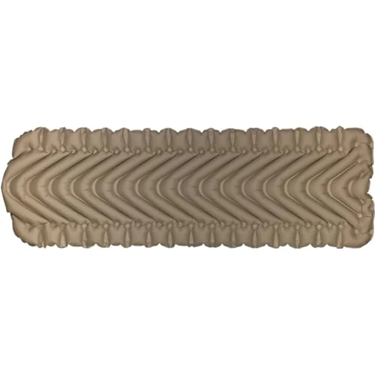 Klymit Unisex's Insulated Static V Sleeping Pad, Coyote Sand-2020, Leicht und kompakt mit v-förmigem Design für optimalen Komfort und Unterstützung – Bild 2