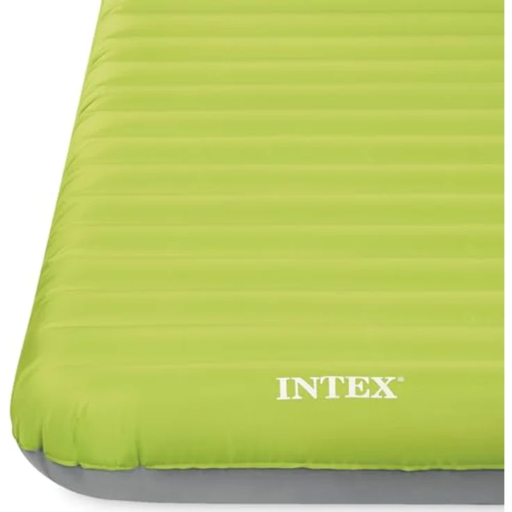Intex Premaire Dura-Beam Campingmatte mit USB150, aufgeblasene Größe: 76 cm x 1,91 m x 17 cm, blau – Bild 5
