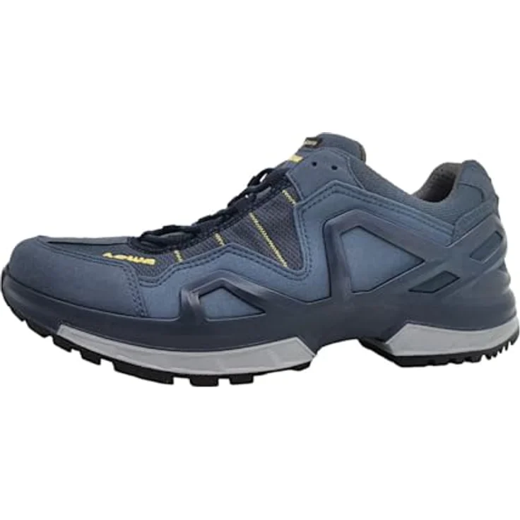 Lowa Gorgon GTX, Wanderschuhe mit wasserdichter Gore-Tex-Membran, stahlblau/senf, Größe 44 – Bild 1