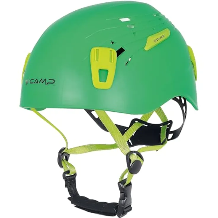 C.A.M.P. Titan Kletterhelm, Small 48-56 cm, grün, mit bequemer EPS-Innenschale und optimaler Belüftung