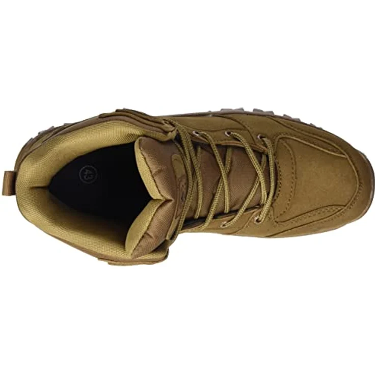 MFH Commando Stiefel, knöchelhoch, leicht, gepolsterter Schaft, coyote tan – Bild 5