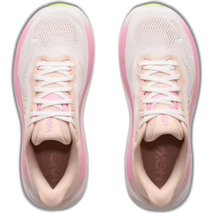 HOKA ONE ONE CLIFTON 11 Damen Laufschuh, neutral mit weichem Meta-Rocker™, atmungsaktivem Mesh-Obermaterial, Tangerine Glow/White, Größe 42.5 – Bild 3