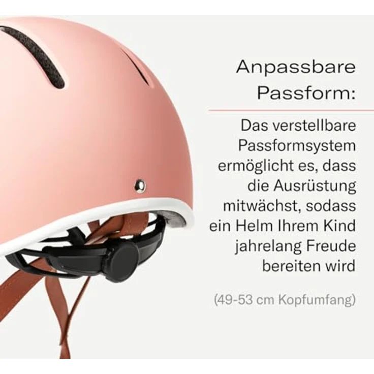 Thousand Jr. Velohelm, sicherheitszertifiziert mit Dial-Fit-System, für Kopfumfang 49-53 cm, mit abnehmbaren Aufklebern zur kreativen Gestaltung – Bild 3