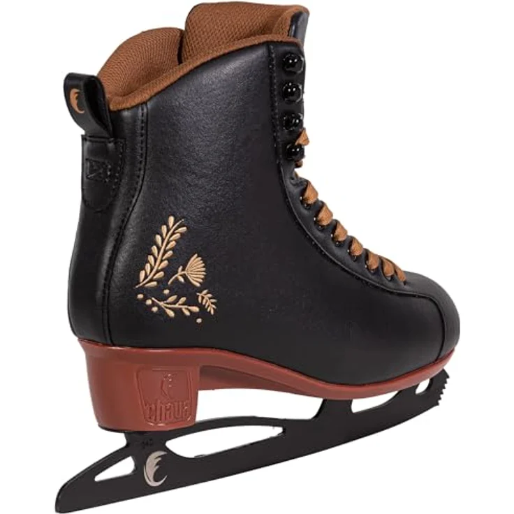 Chaya Merlot Black, Damen Schlittschuh mit Edelstahlkufe, ergonomischer Passform, Gr. 35-42 für Anfänger und Fortgeschrittene – Bild 3
