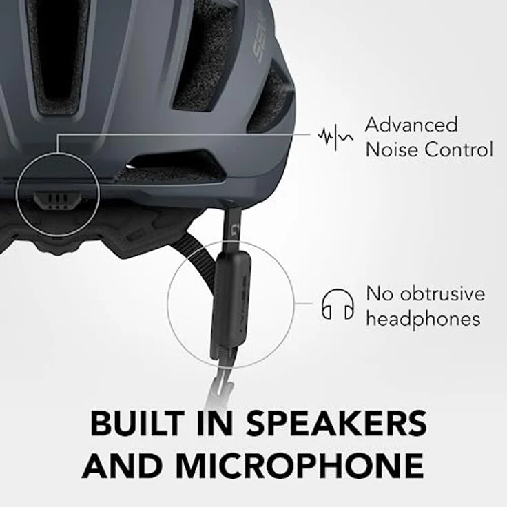 Sena C1 matt grau Größe L Smart Helm – Bild 4