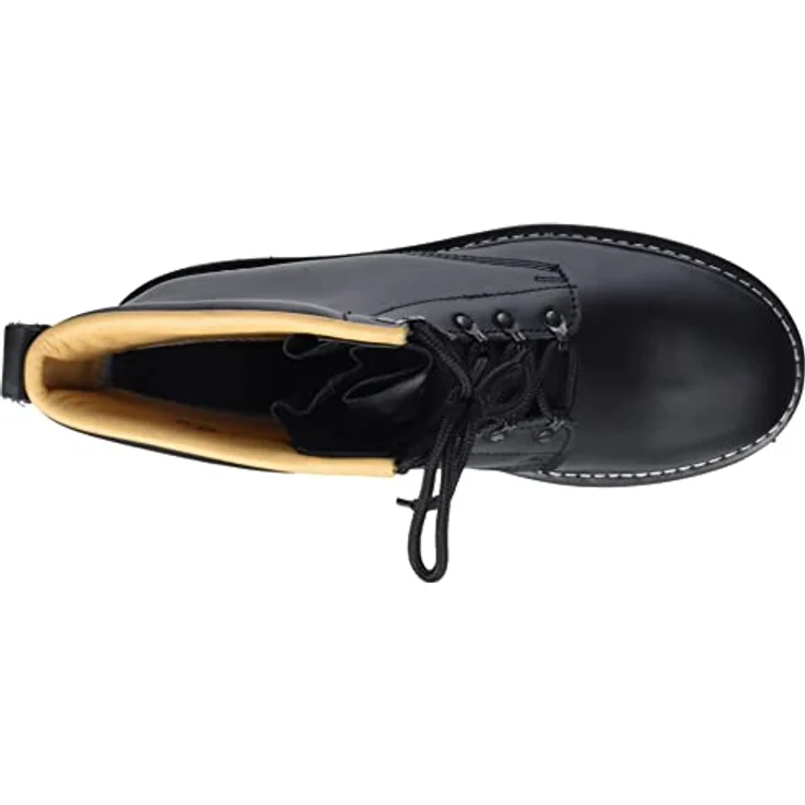 MFH Leder Kampfstiefel, schwarz, waterproof, rutschsichere Sohle, herausnehmbare Innensohle, 9-Loch Schnürung – Bild 5