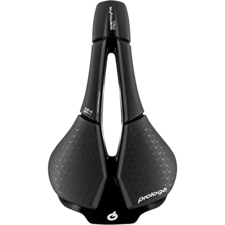 Prologo Scratch M5 PAS Tirox Fahrradsattel, schwarz, 250 x 147 mm, ergonomisches T-Form-Design, MSS Multi Section System, leichter Carbon-Sattel mit Druckentlastung – Bild 3