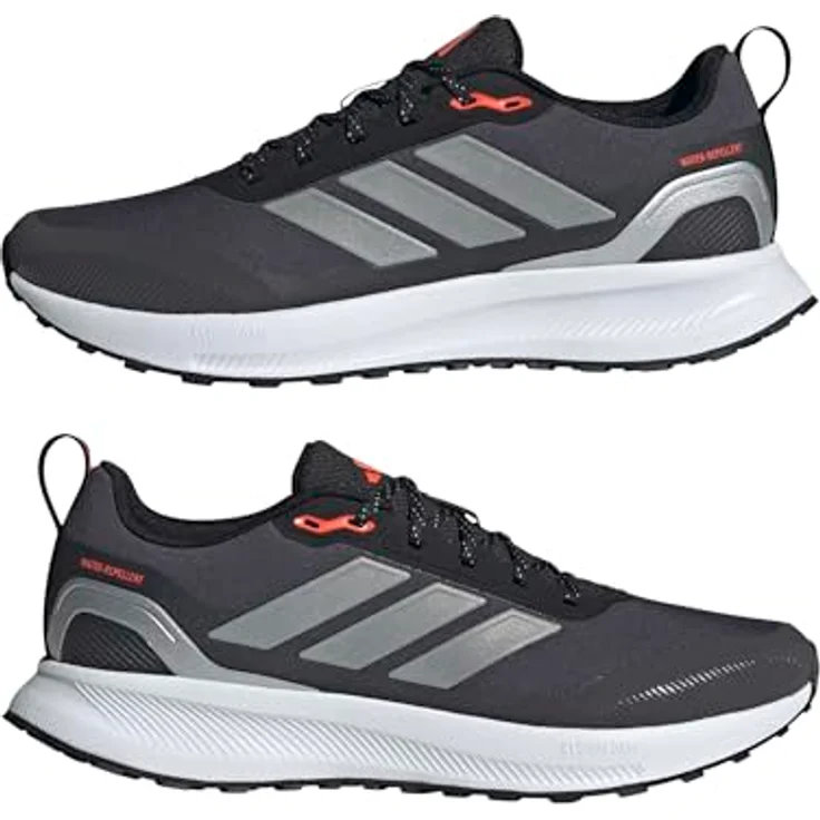 adidas Running Shoes JI4084, Laufschuhe mit wasserabweisendem Obermaterial und Cloudfoam Dämpfung, schwarz, Größe 41 1/3 – Bild 12