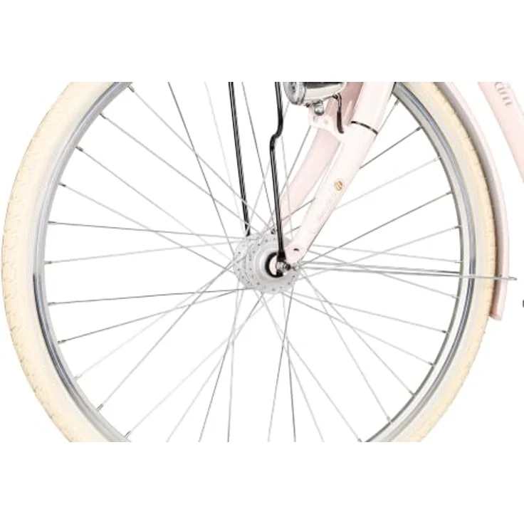 MAXIM Anno 1902 Wave, Cityrad 28 Zoll mit Aluminiumrahmen, Rosa, 45 cm, Nabenschaltung und Rücktrittbremse – Bild 6