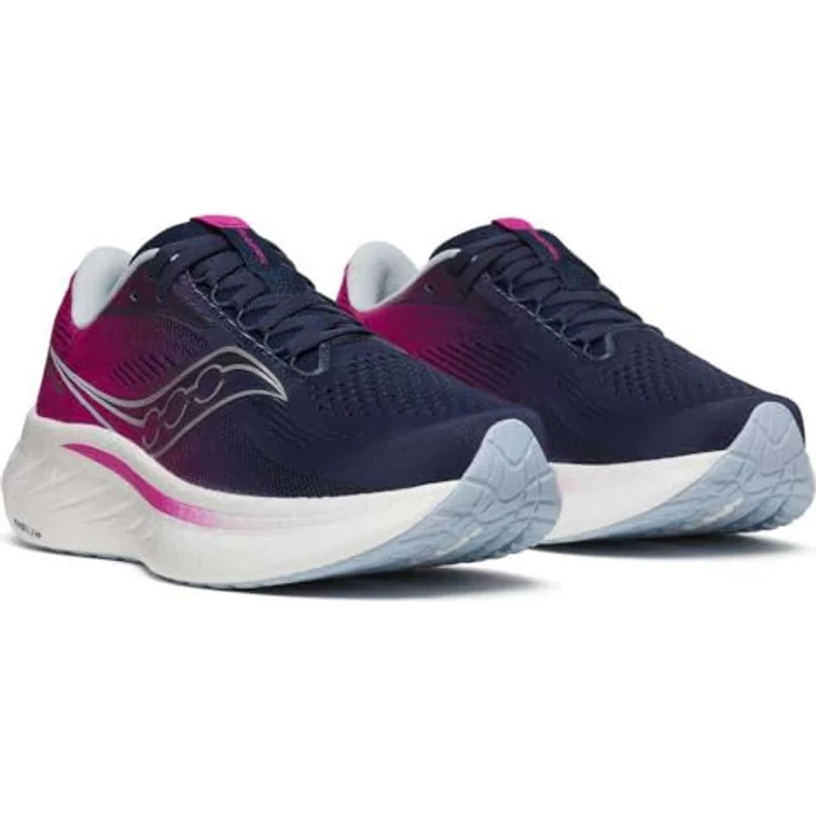 Saucony Ride 18 S11000160, Neutralschuh für Damen mit perfekter Dämpfung und Traktion, atmungsaktives Design – Bild 4