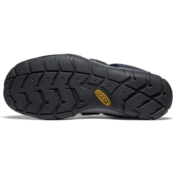 KEEN Clearwater Damen Wandersandalen, waschbares Polyestergewebe, Schnellzugschnürsystem, Sky Captain/Black, Größe 40.5 – Bild 6