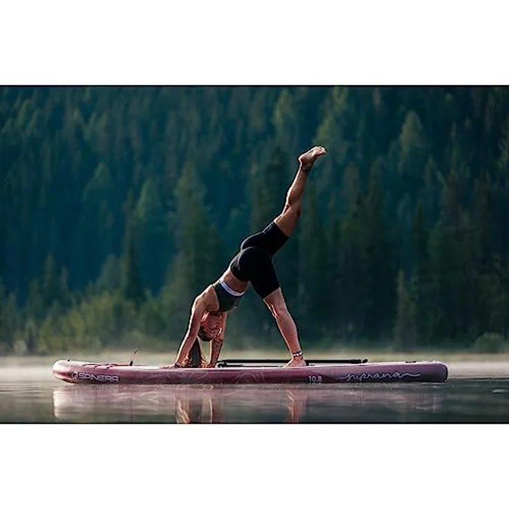 Spinera Suprana 10.8 SUP Board, Aufblasbares Yoga & Fitness Komplettset, 325x86x15 cm, inkl. Paddel, Pumpe, Rucksack, Leash & Tragegurt, bis 150 kg belastbar – Bild 5