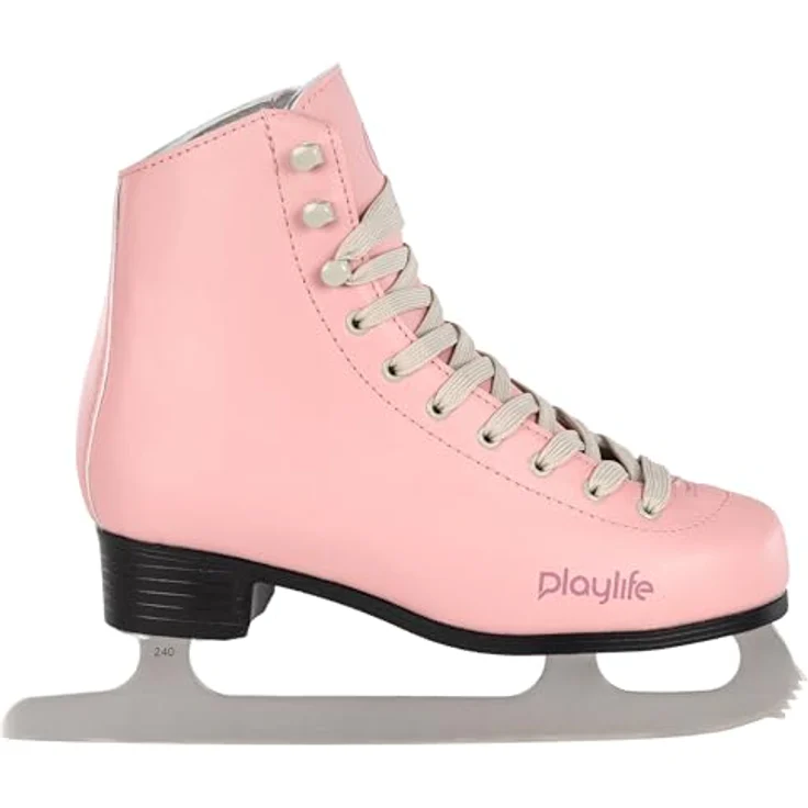 Playlife Schlittschuhe Charming Rose, Eislaufschuhe für Damen mit robustem Vinyl-Hartboot,  Gr. 35-42, ideal für Anfängerinnen und Freizeiteislauf – Bild 2
