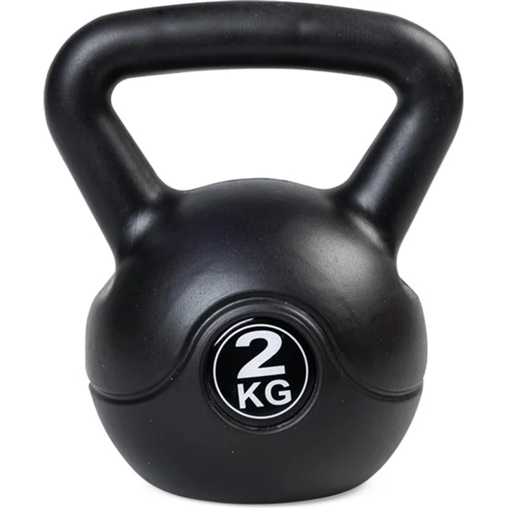 ASG Kettlebell 2 kg, Fitnessgewicht für Kraft- und Ausdauertraining