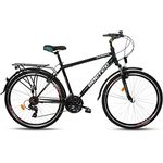 T&Y Trade 28 Zoll Herren City Trekking Fahrrad Trekkingfahrrad Trekkingrad Herrenrad CITYFAHRRAD Herrenfahrrad Rad Bike 18 Shimano Gang Beleuchtung STVO Federgabel Gabelfederung GOETZE Gemini Schwarz Türkis - Preisvergleich