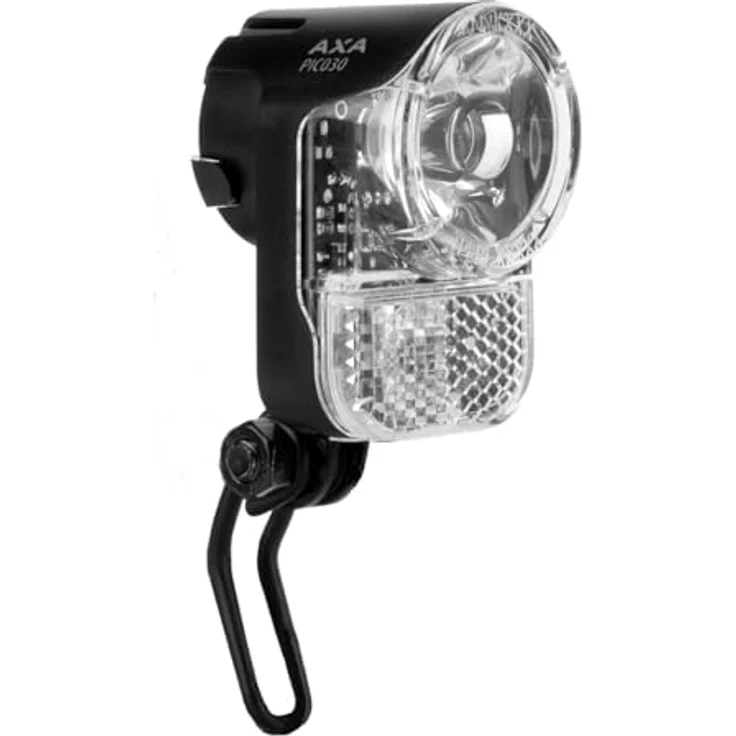 AXA Pico 30 Switch, Scheinwerfer für E-Bike, 6V Batterie, zuverlässige Fahrradbeleuchtung – Bild 1