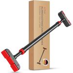 DH FitLife Klimmzugstange Türrahmen ohne Schrauben | Pull up bar Doorway zum Eindrehen | Türreck für Krafttraining | Reckstange für Tür 72-92cm | Mit Wasserwaage