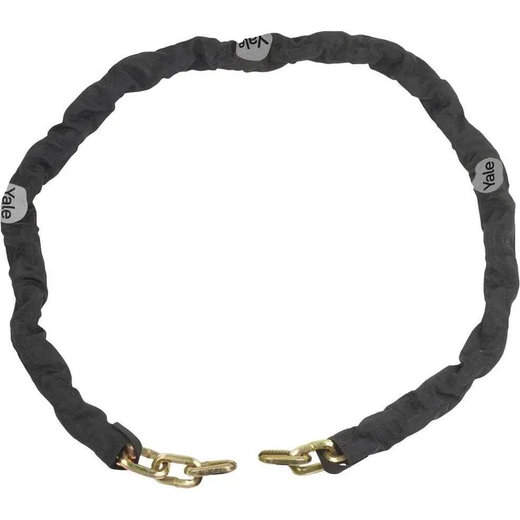 Yale Veloschloss 180 cm, gehärtete Stahlkette mit Sold Secure Gold-Rating für maximale Sicherheit