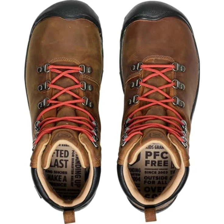 Keen Pyrenees, Damen Wanderschuhe, wasserdichtes Nubukleder, S3-Technologie, braun, Größe 38.5 – Bild 3