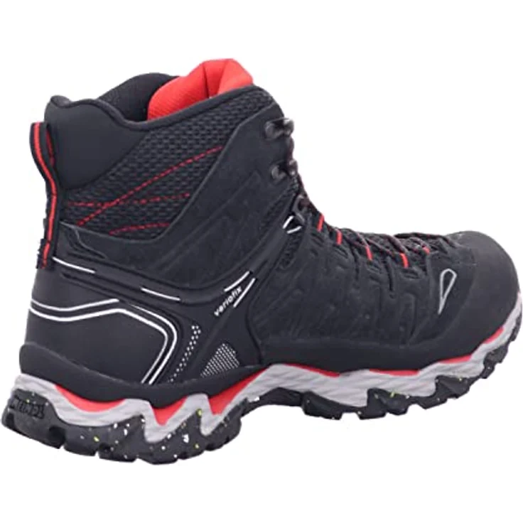 Meindl Lite Hike GTX, Wanderschuhe mit Gore-Tex Futter und Multigrip® Sohle, schwarz-rot, Größe 44 – Bild 6