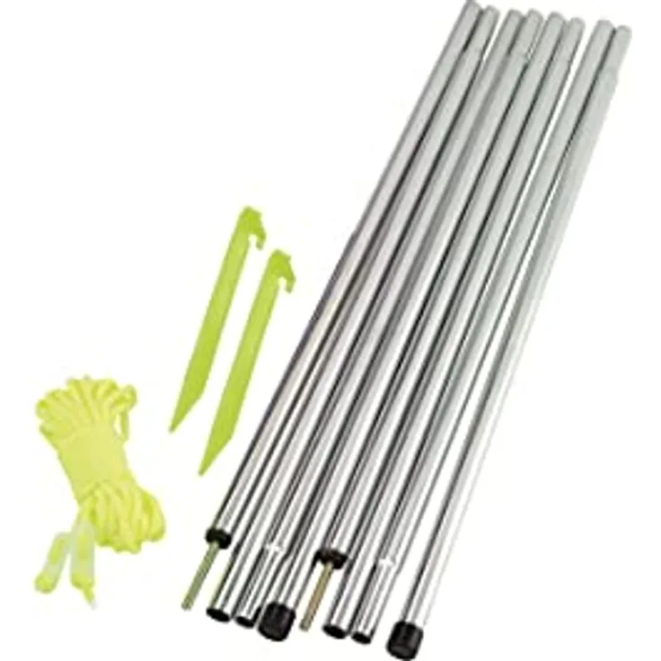 Outwell Upright Pole Pack 130 cm, Zeltstangen Set in Silber