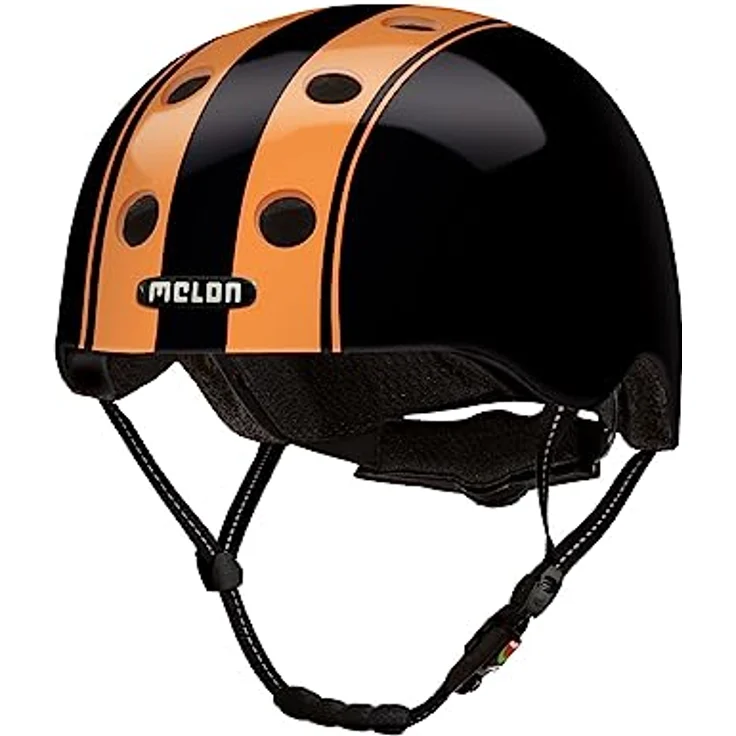 Melon Helm - Double Orange Black XXS-S – Bild 2