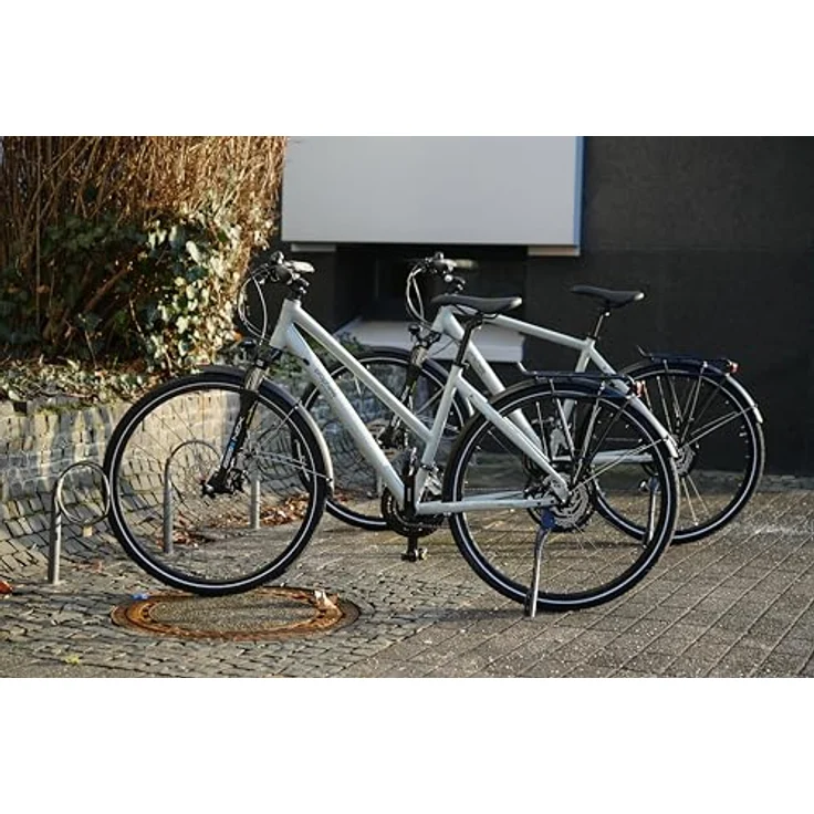 PROPHETE ENTDECKER 500 Trekking Herrenrad 28", Grey Heron Glanz – Shimano Altus 24-Gang, hydraulische Scheibenbremsen, Suntour NEX Federgabel, Aluminium Rahmen 52 cm – Bild 8