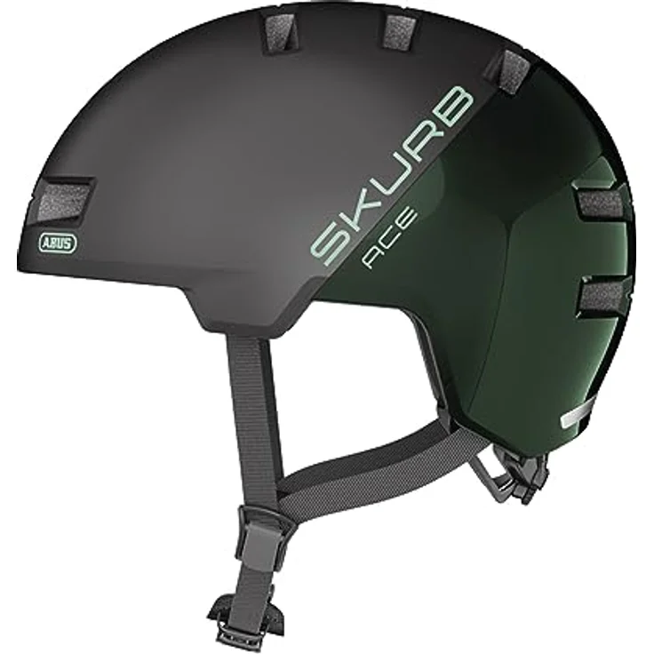 Abus Skurb, Velohelm für Commuter, 52 - 56 cm, matte und glänzende Schale, urbaner Lifestyle – Bild 1