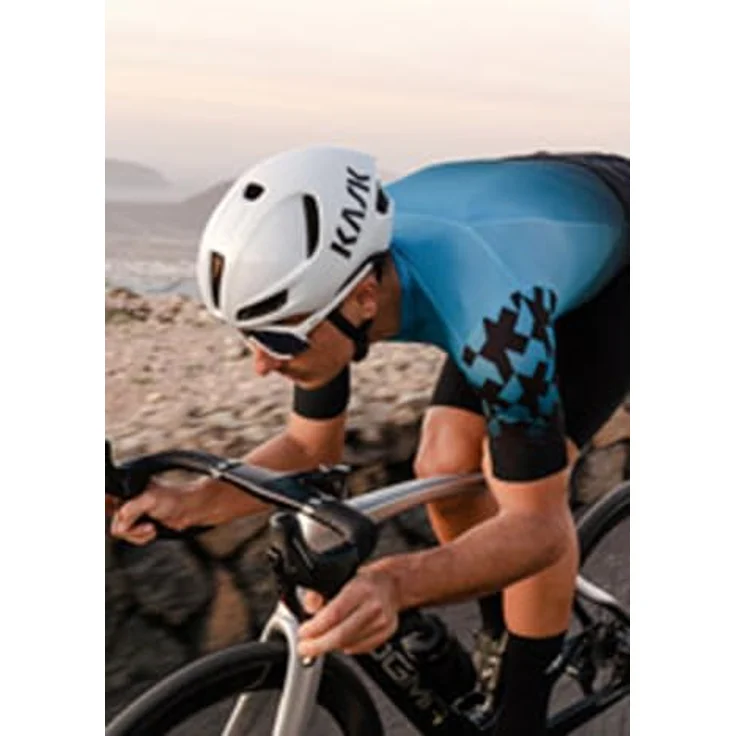 KASK Utopia Y Helm, aerodynamischer Fahrradhelm mit OCTOFIT+ Rückhaltesystem, Farbe: weiß, Größe: L (59-62 cm) – Bild 2